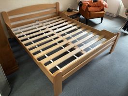 Bett masiv Buche 160 x 200cm