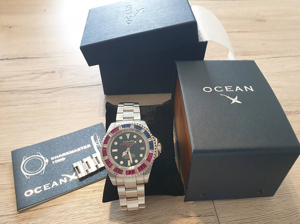 OceanX Orologi: OceanX Sharkmaster 1000 SMS1043 - Edition limitée – Usato da Coppet venduto da patgigi