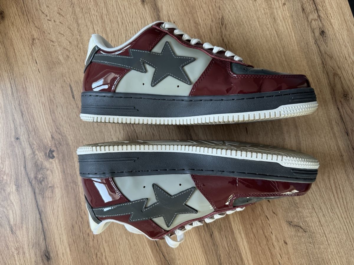 Bape Scarpe da uomo: A Bathing Ape BAPE Sta Rot/Grau – Usato da Zollikofen venduto da SeanMatti 3