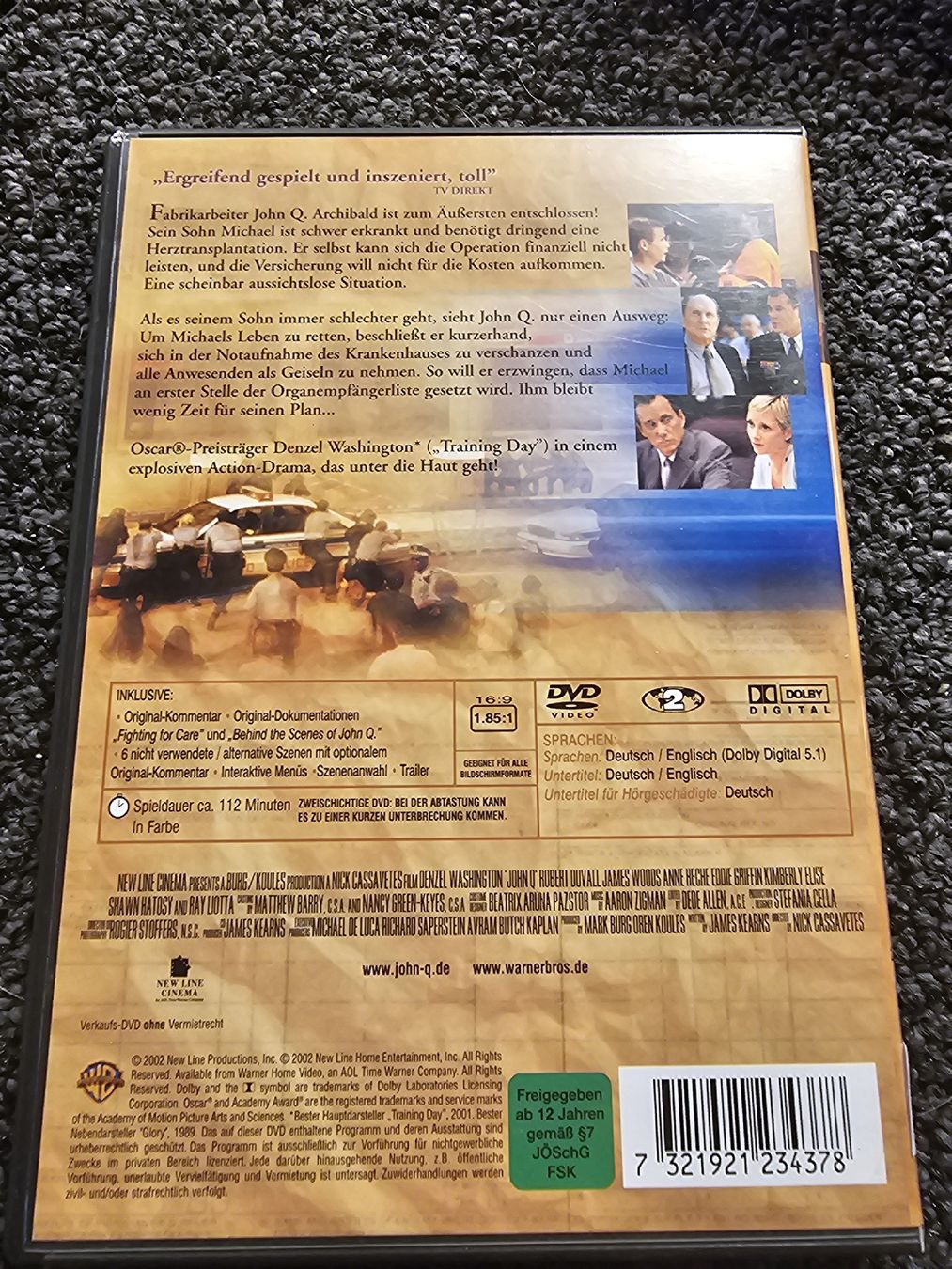 Tous les DVDs: John Q. (21201) – D'occasion à Ruswil par jan_bxl5 1