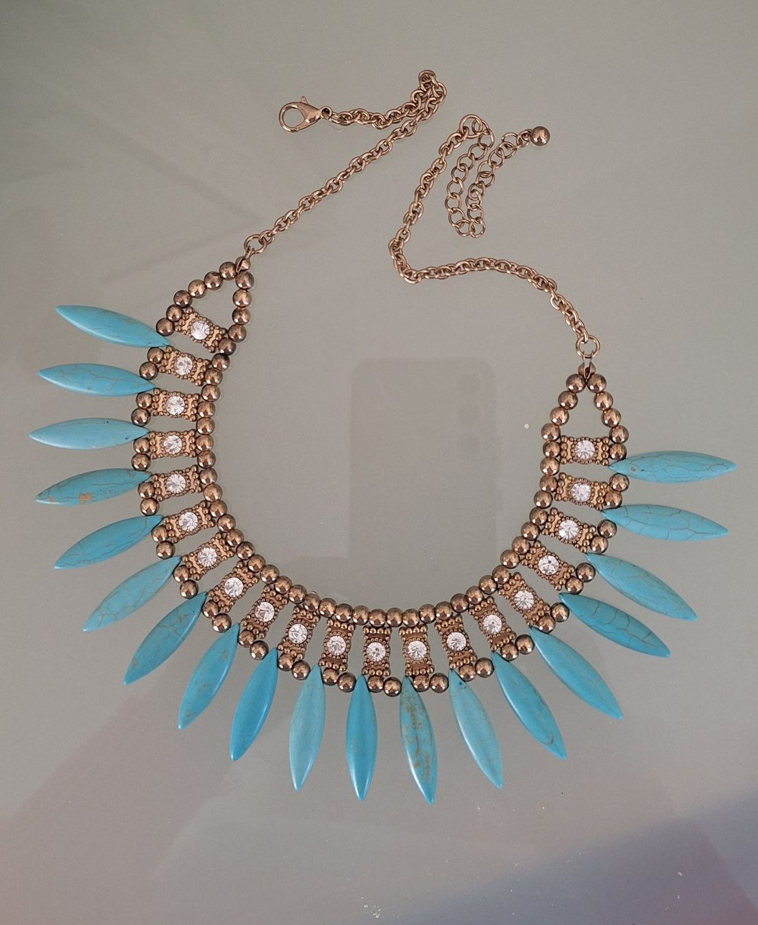 Catenine: Collier mit.echte blaue Steine – Usato da Kerzers venduto da ExpressoTerreno