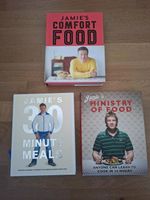Jamie Oliver – 3 English Hardcover Cookbooks – Comfort Food