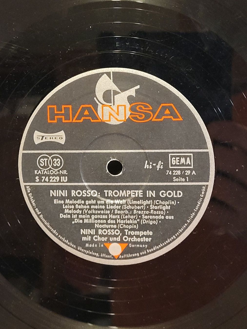 Dischi in vinile: Nini Rosso: "Trompette in Gold" - Vinyle LP – Usato da La Chaux-de-Fonds venduto da reu_kx5l 2