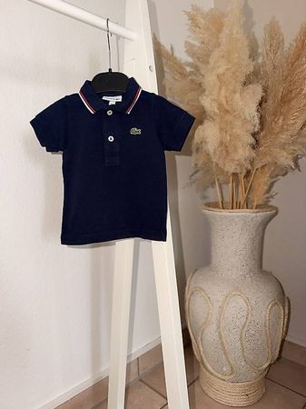 Polo Lacoste Bleu Marine Enfant 6 Mois