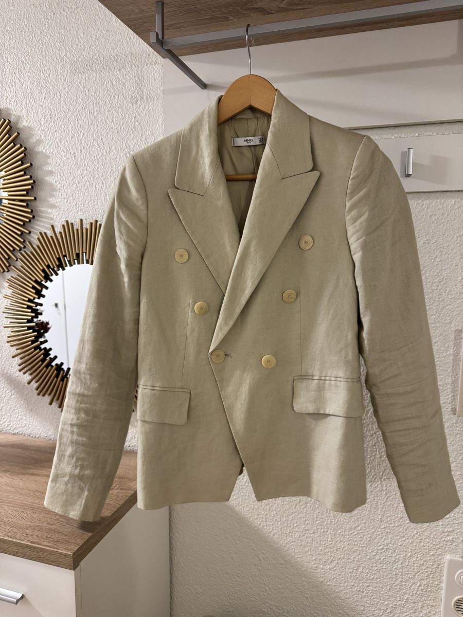 Mango Vestes: Leinen-Blazer mint – Neuf (Voir description) à Zürich par mine.ege1