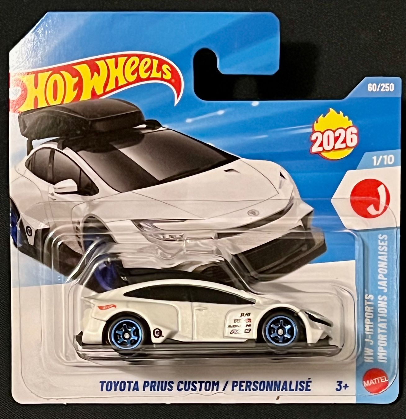 Hot Wheels Modellini d'auto: Hot Wheels Toyota Prius Custom (mit Dachbox), 60/250 – Nuovo e nell'imballaggio originale da Rümlang venduto da Wantedjoe