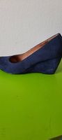 Royal blaue Wildleder Schuhe