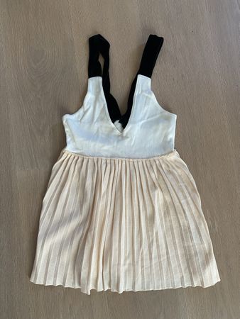 Bally Sommertop Grösse S beige/schwarz elegant