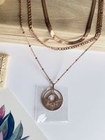 Collier 3 rangs, lotus zen