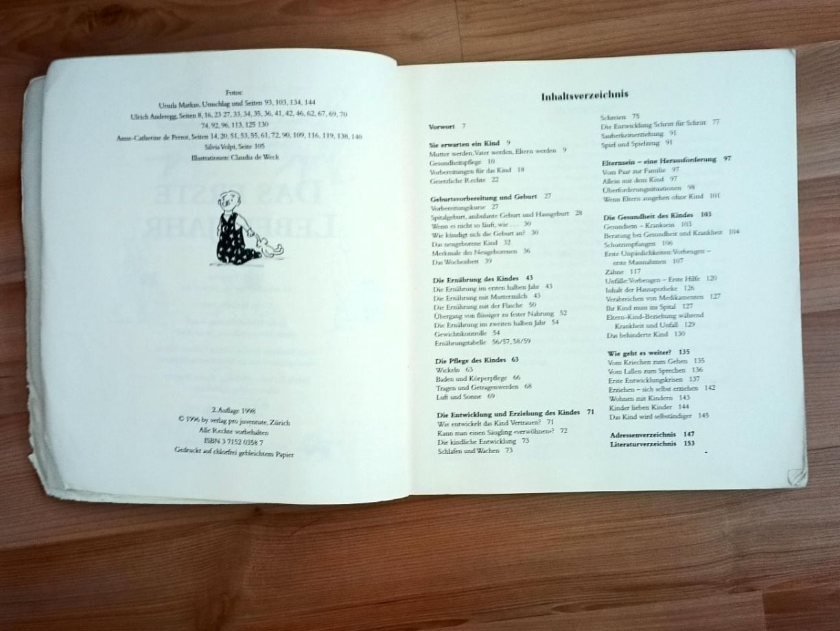 Libri: DAS ERSTE LEBENSJAHR – Usato da Brugg AG venduto da olamim 2