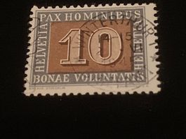 Pax 10 ZNr. 263 1945 Vollstempel Winterthur