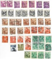 Briefmarken 1936 - 1942 Landschaftsbilder