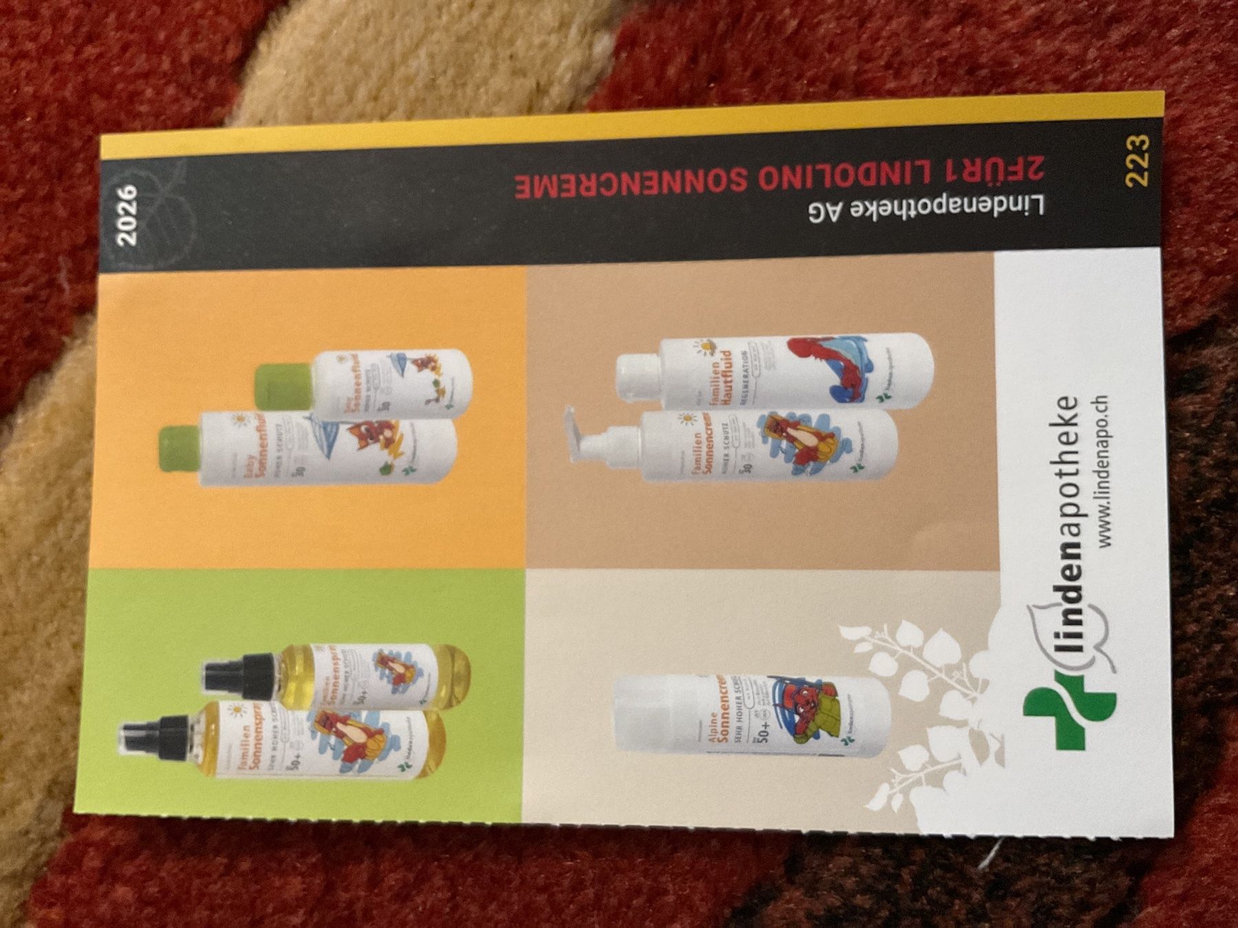Gutscheine: Quatre bons rabais à 50% – Neu (gemäss Beschreibung) aus Düdingen von Yellow 5