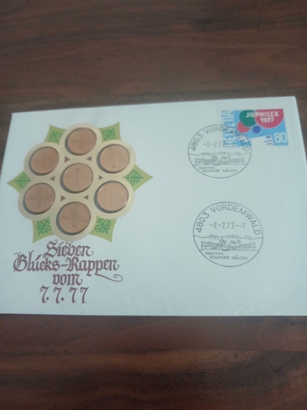 Alle Münzen: 7 Glücks-Rappen Swiss Made 7.7.77 – Gebraucht aus Rothrist von ToniG71 1