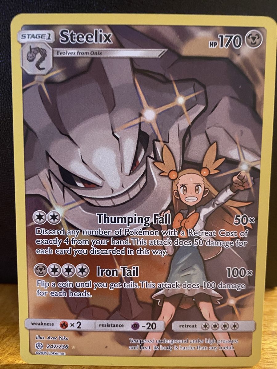 Pokémon Carte collezionabili: Steelix (CEC 247) NM – Nuovo (secondo la descrizione) da Dallenwil venduto da Kartengrund