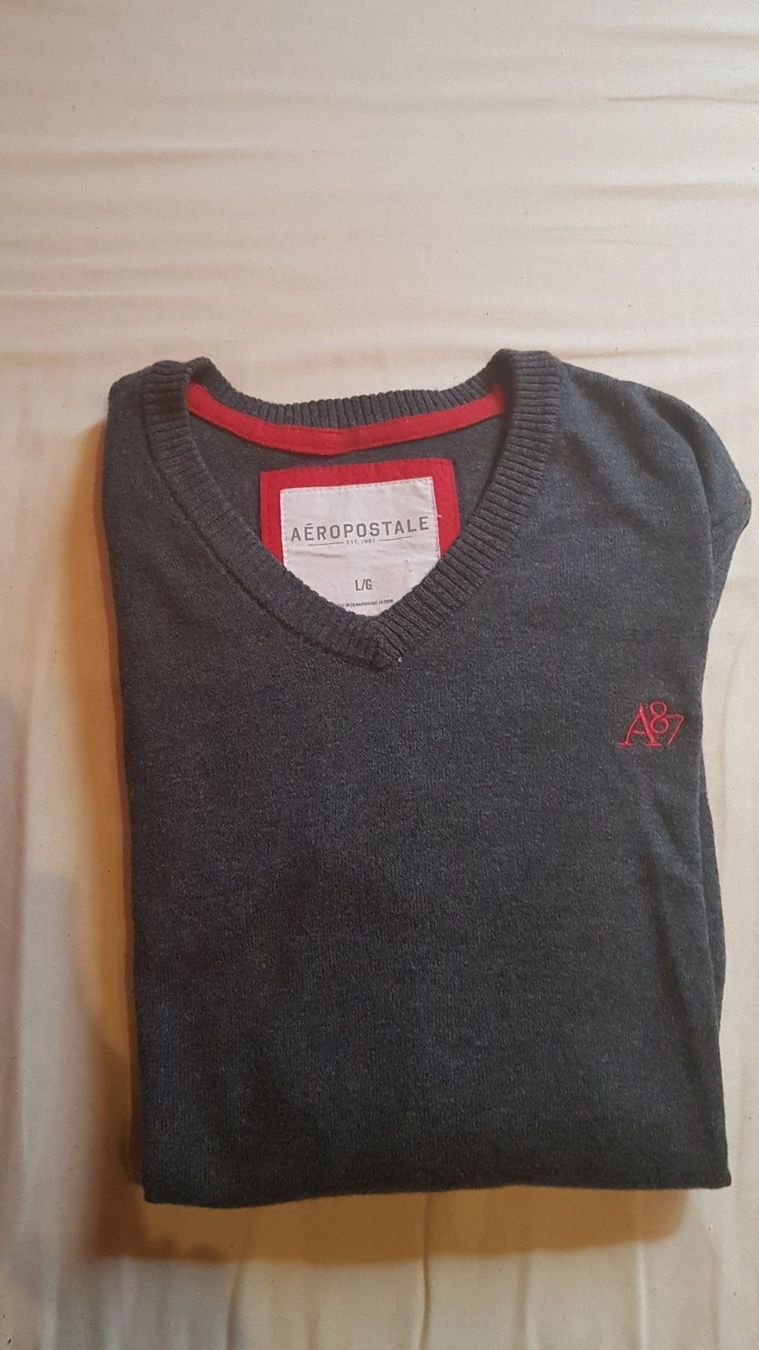 Pullover & Sweatshirts: Pull gris grandeur L/G marque Aéropostale – Gebraucht aus Villiers von san_jn5w 1
