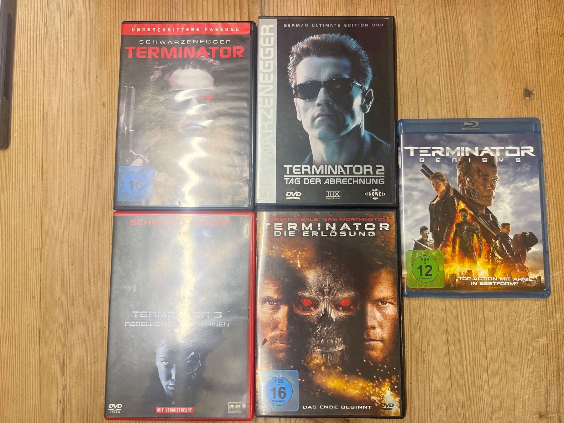 Tutti i DVDs: Terminator 1-5 – Usato da Thun venduto da MischW