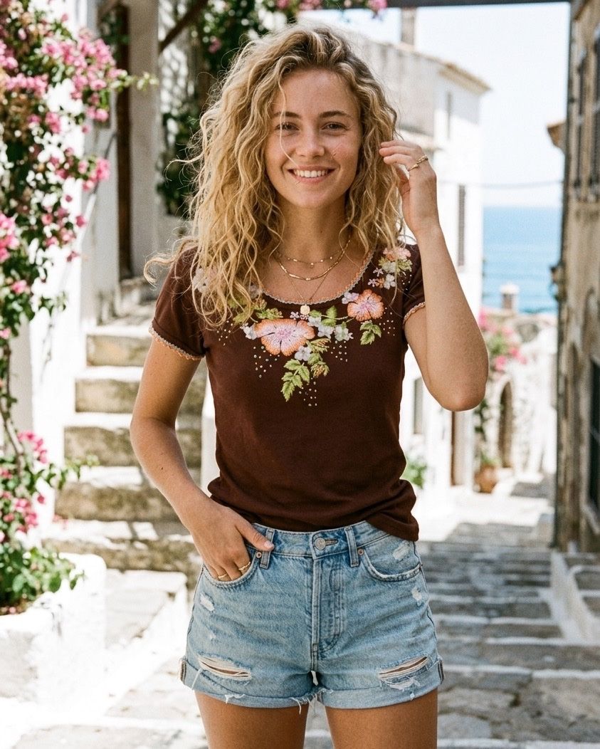 Camicette: Boho / Hippie Strickbluse von BENINO GrXS-S – Nuovo (secondo la descrizione) da Oberwil-Lieli venduto da Svetlana28