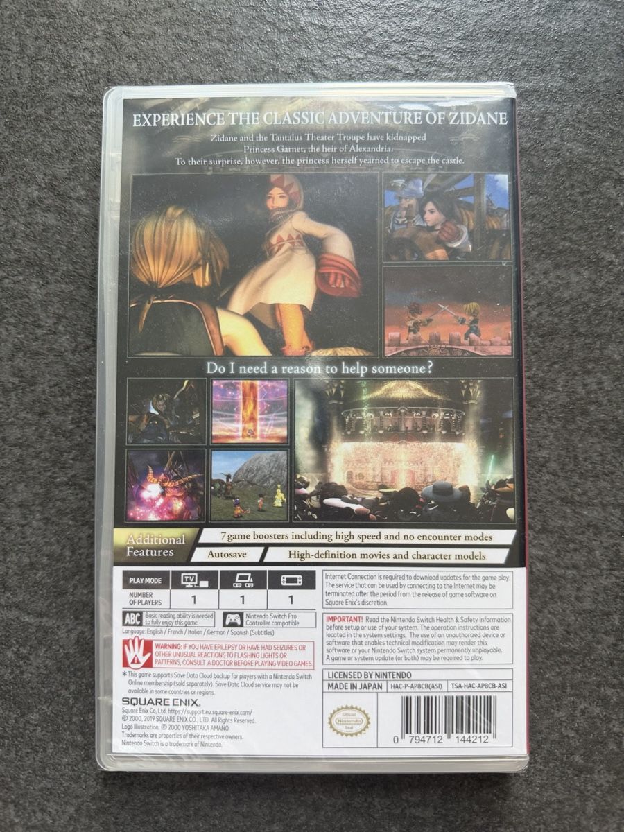 Nintendo Giochi: Final Fantasy 9/IX Nintendo Switch – Nuovo (secondo la descrizione) da Zürich venduto da cENS0R 1