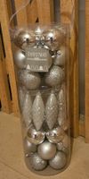 Set Christbaumkugeln silber NEU
