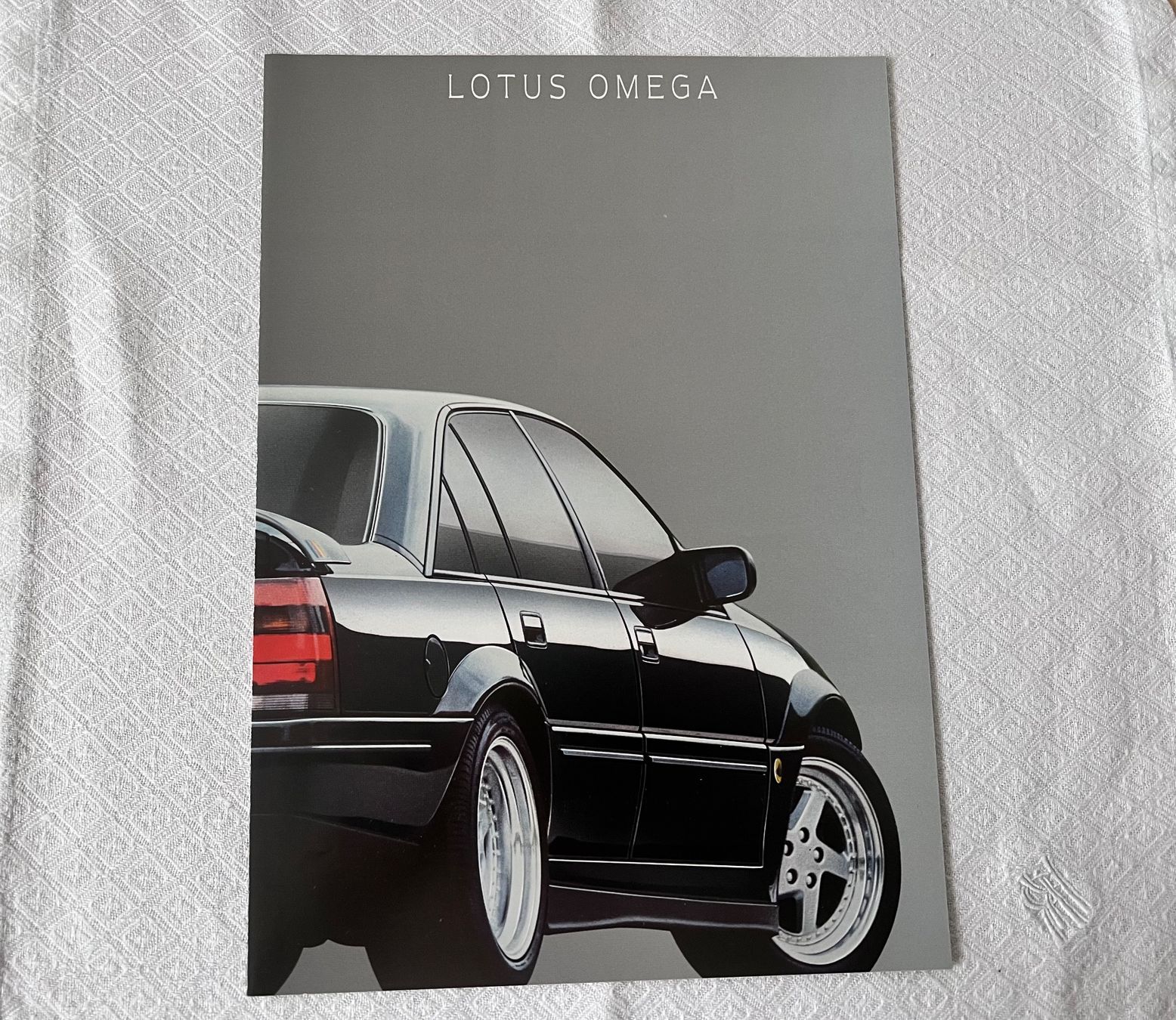 Lotus Documenti: LOTUS OMEGA Faltprospekt – Usato da Münchenbuchsee venduto da Volver64