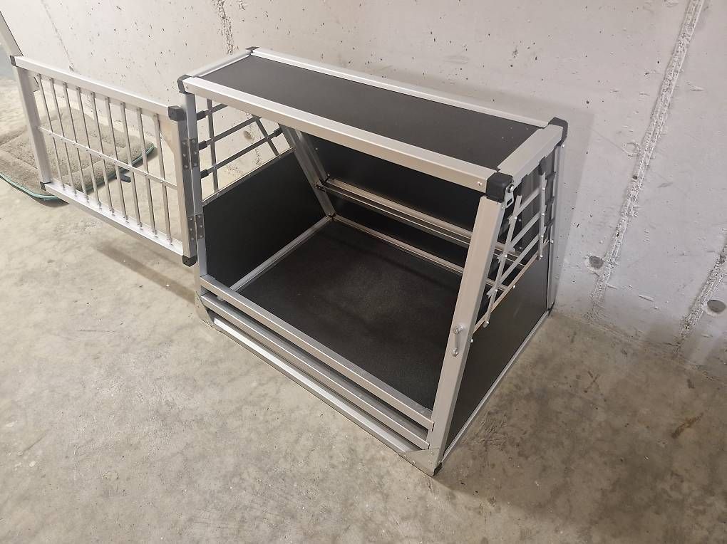 Gabbie, trasporto & Sicurezza: Alpuna Alu-Hundebox – Usato da Schaffhausen venduto da Jakarila