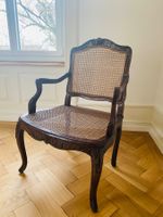 Französischer Stuhl mit Wiener Korbgeflecht ca. 18 Jh.