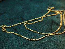 Echte Goldkette 8k Gold 333 Gelbgold mit speziellem Design 