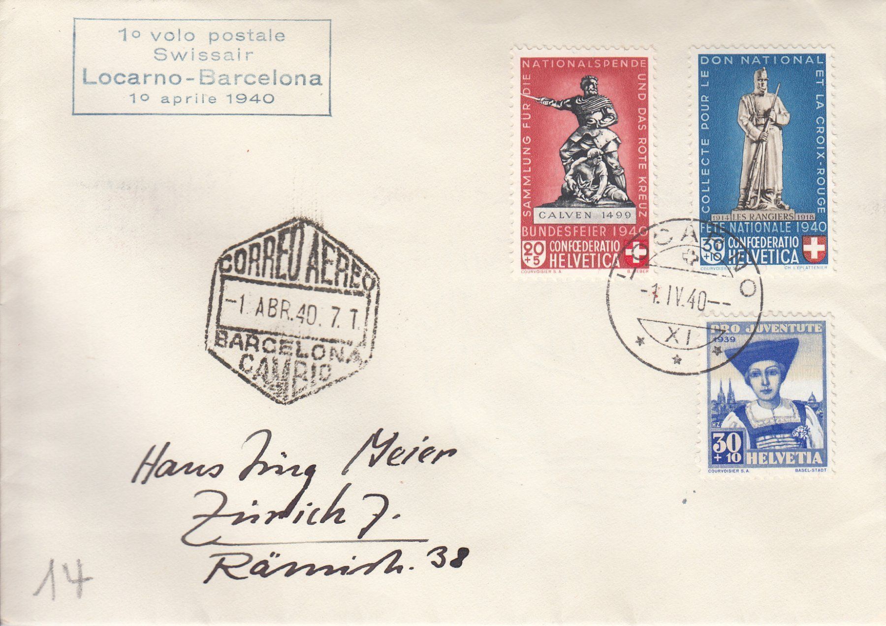 Alle Briefmarken: SLH RF 40.2 a – Gebraucht aus Bürglen TG von StampGraf
