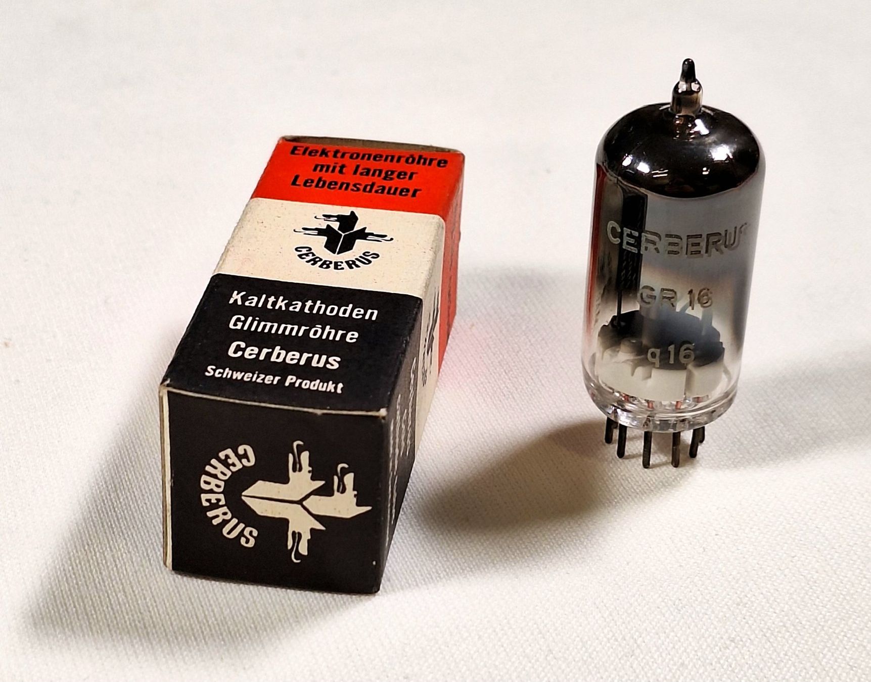 Elektronikbauteile: Röhre GR16 - Cerberus NOS / NEU – Neu und originalverpackt aus Belp von Tubemaster