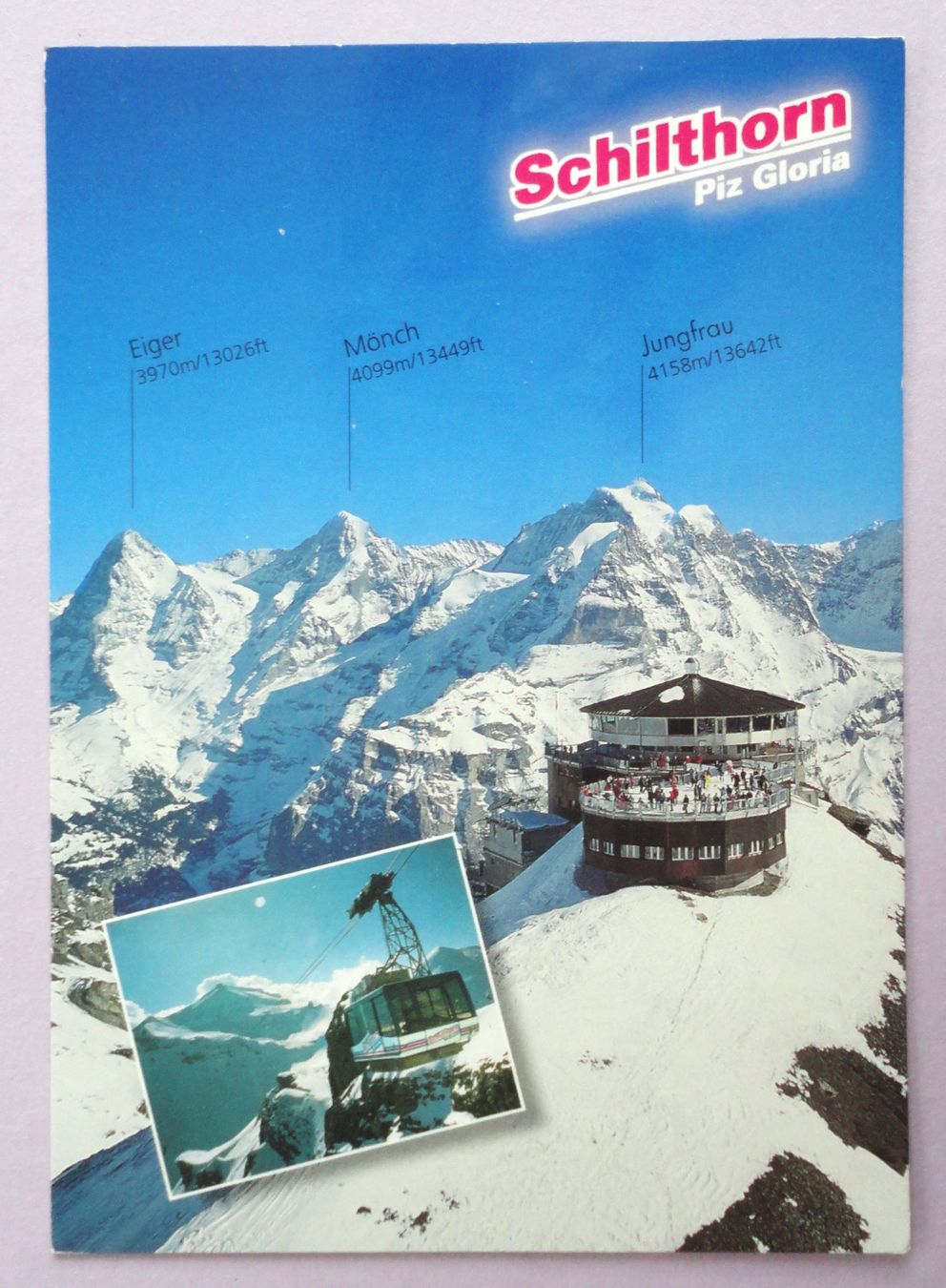 Cartoline postali: Schilthorn - Piz Gloria – Usato da Fétigny venduto da Billy2miny
