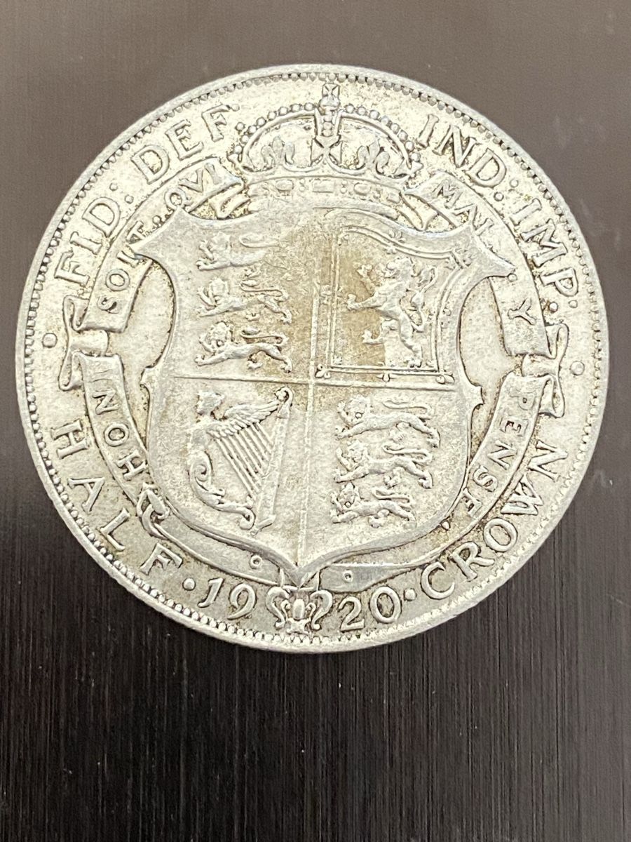 Tutti le monete: Royaume-Uni, Half Crown 1920 Argent – Usato da Corsier-sur-Vevey venduto da Ginoarturo 1