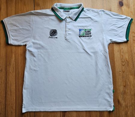 Poloshirt Rugby World Cup 2007 Frankreich Gr. M Trikot