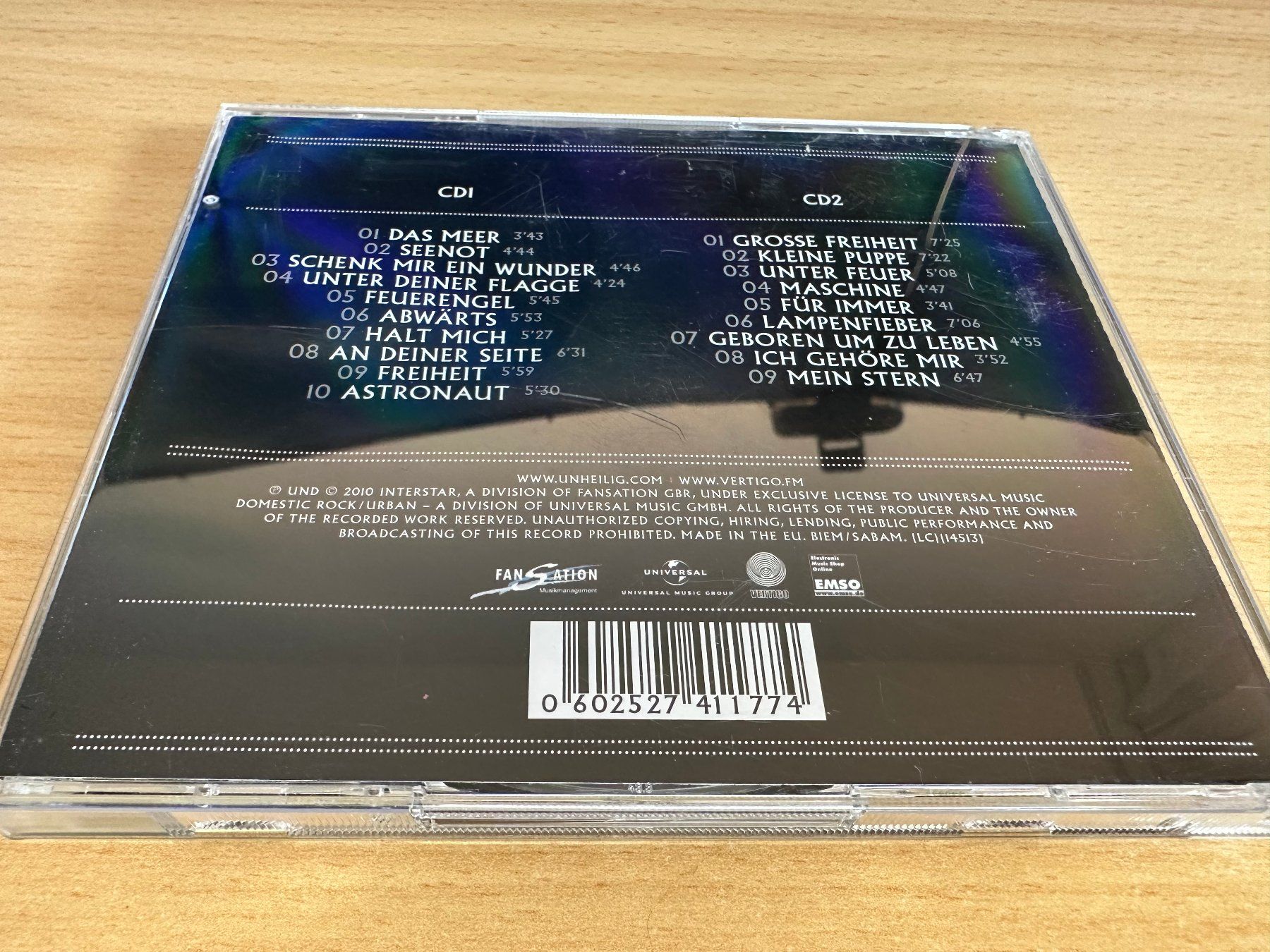 CD: Unheilig – Große Freiheit Live - 2 CD – Usato da Rikon im Tösstal venduto da Alpenmutz 1