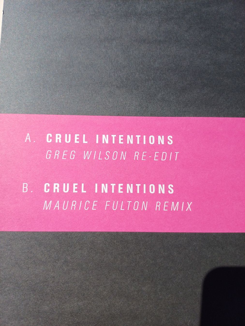 Schallplatten: Simian Mobile Disco "Cruel intentions" Vinyle EP 12" – Gebraucht aus Begnins von Drastic-Sound 2