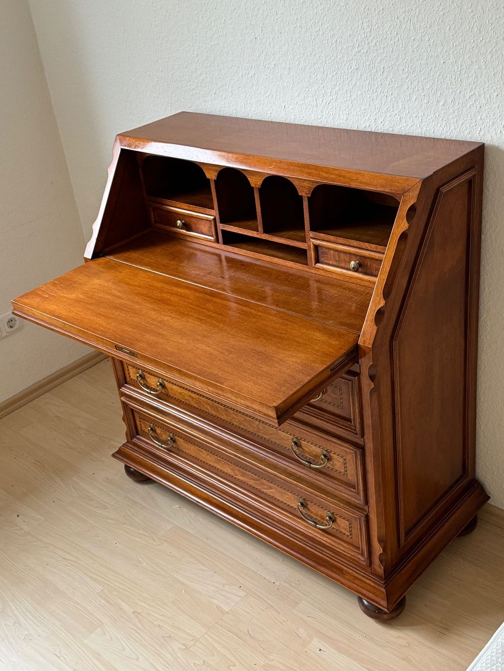 Scrivanie: Biedermeier Sekretär Stilmöbel SELVA Kirschbaum – Usato da Gemünden venduto da GEUENWALD 7