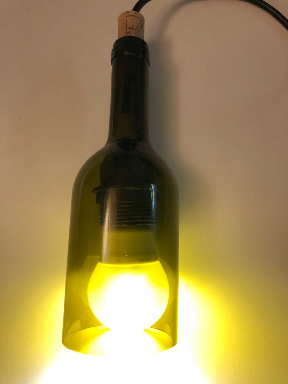 Lampade: Weinflaschen-Lampe – Usato da Triesen venduto da boston7 2