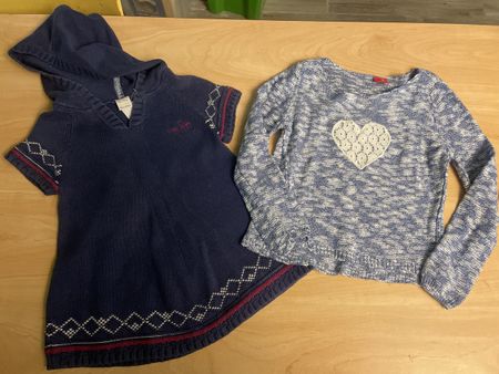 2 süsse S‘Oliver Tunika/Pulli Gr.116/122