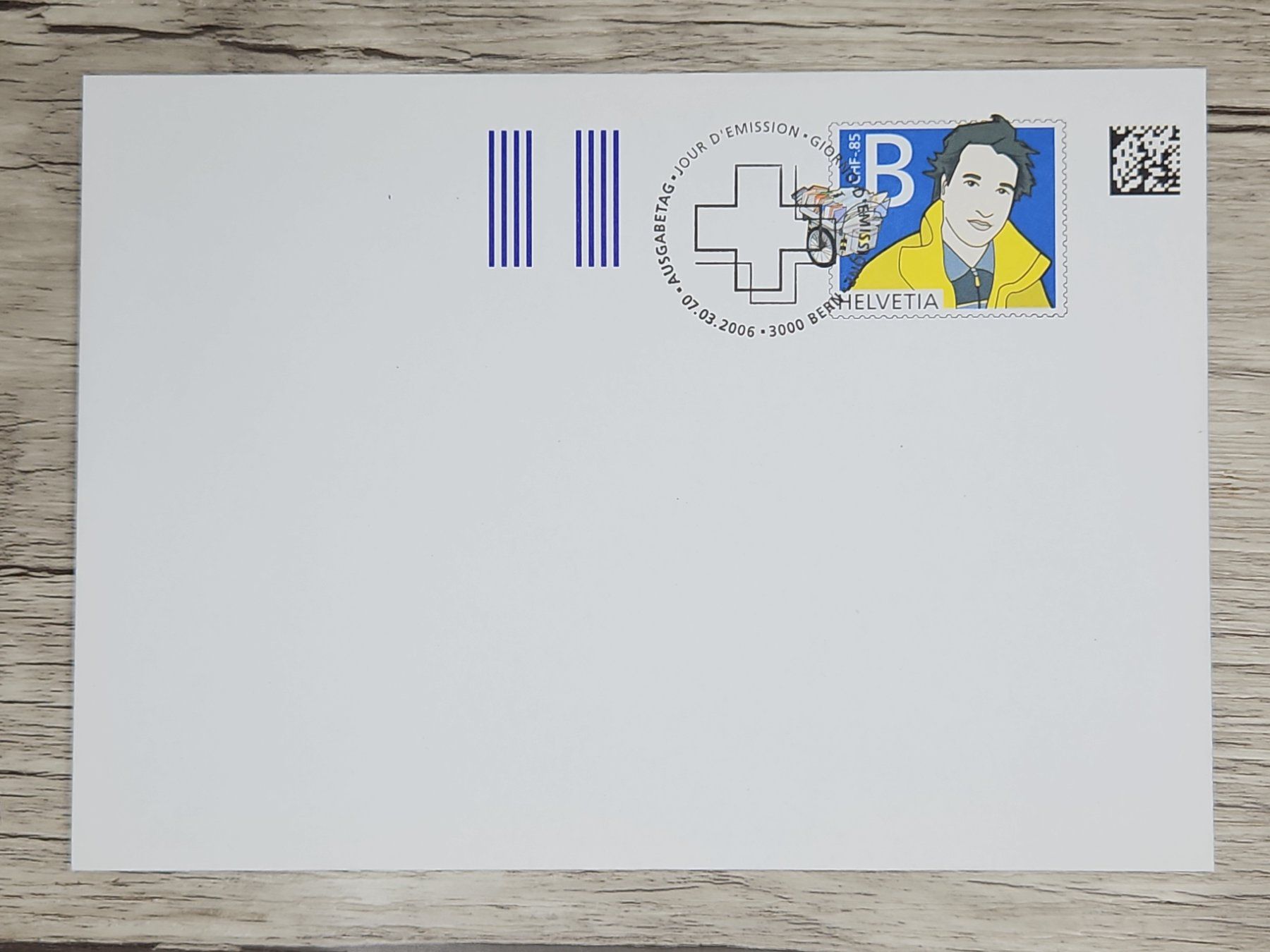 Tutti i francobolli: CL03 Enveloppe + Timbre Suisse 2006 – Usato da Cousset venduto da Patrick_Collections