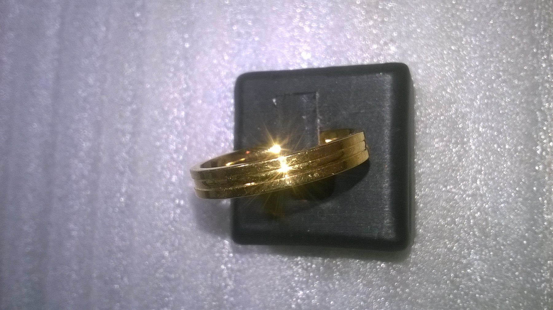 Anelli: RING EDELSTHAL VERGOLDET,,,GLANZIG – Nuovo (secondo la descrizione) da Basel venduto da bijoutrie_4 1