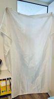Duschvorhang weiss 100% Polyester neuwertig