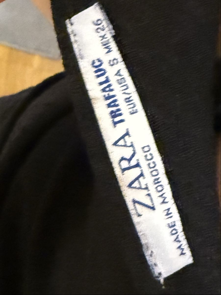 Zara Tops: Top noir Zara avec dentelle, taille S – Neu (gemäss Beschreibung) aus Châtelaine von nan_j75j 2