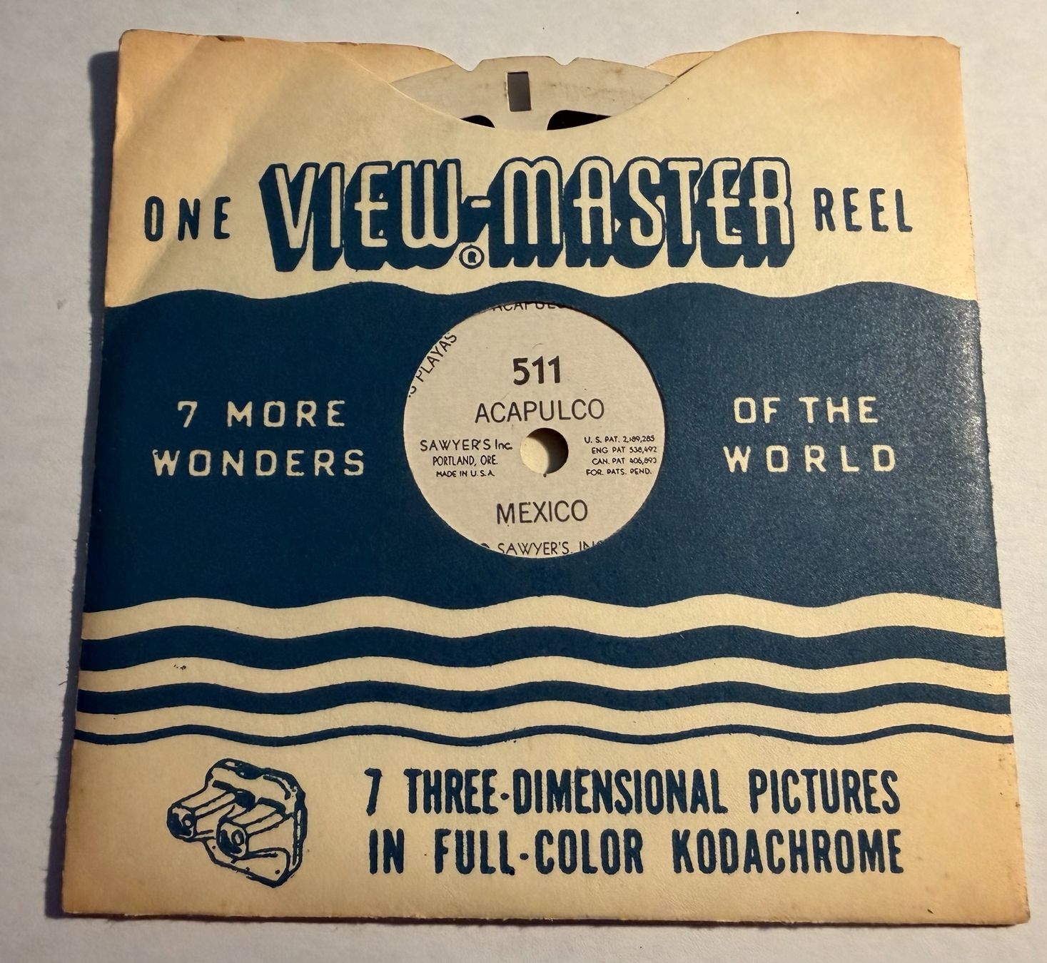 View-master Giocattoli: View-Master 3D: Nr. 511 ACAPULCO Mexico – Usato da Tegerfelden venduto da siebenmacky