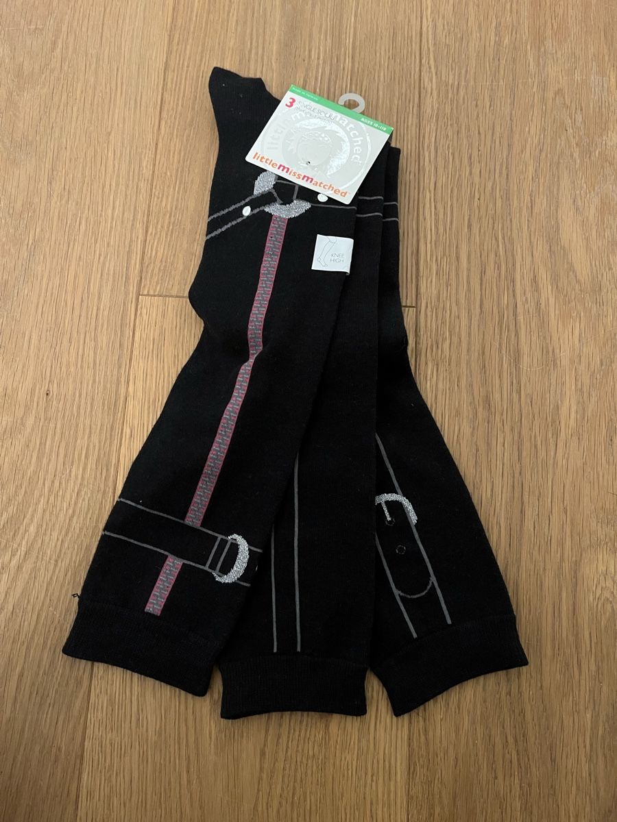 Calze: Chaussettes montantes noir/brillant – Nuovo e nell'imballaggio originale da St. Prex venduto da Nikolletta