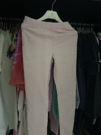 Rosa Mädchen Jeans H&M Gr. 140 Stretch