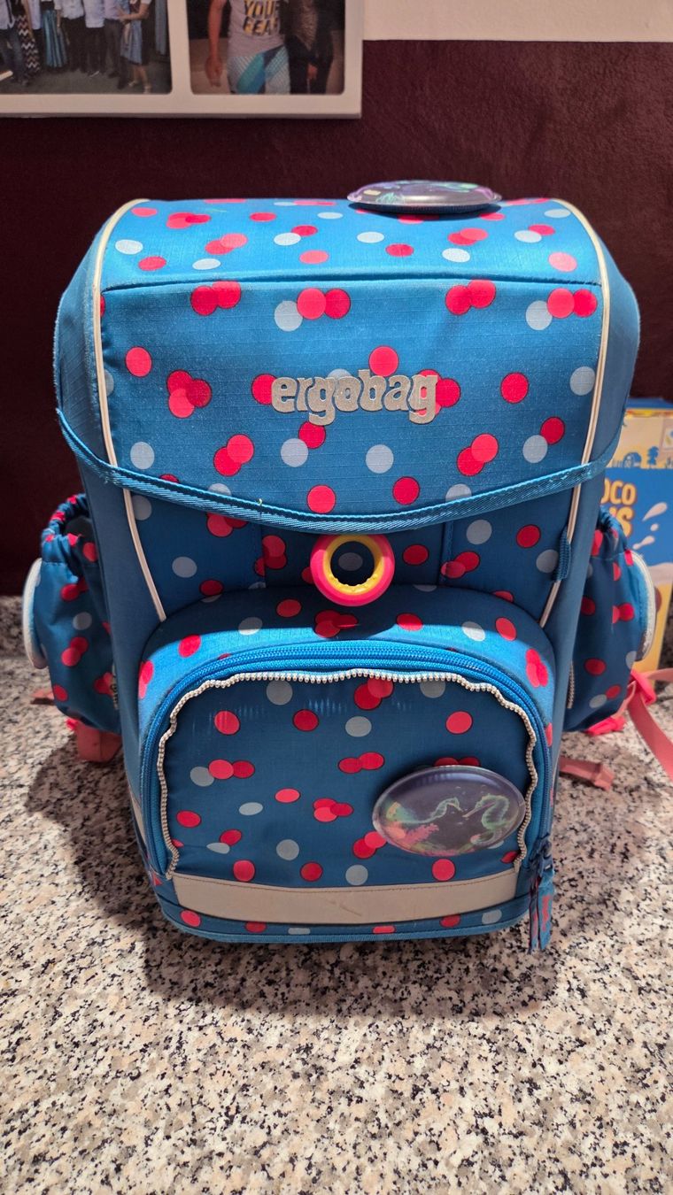 Ergobag Zaini: Ergobag Schulranzen Set Pink/Blau gebraucht – Usato da Hittnau venduto da mzee23 2