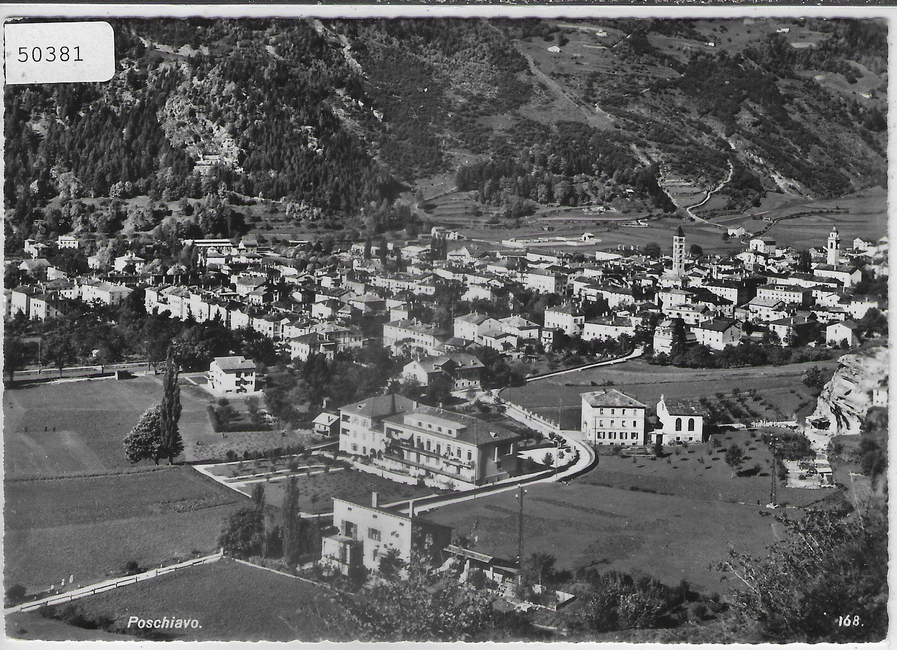 Cartoline postali: Poschiavo - Generalansicht – Usato da Ettingen venduto da Kartenplanet