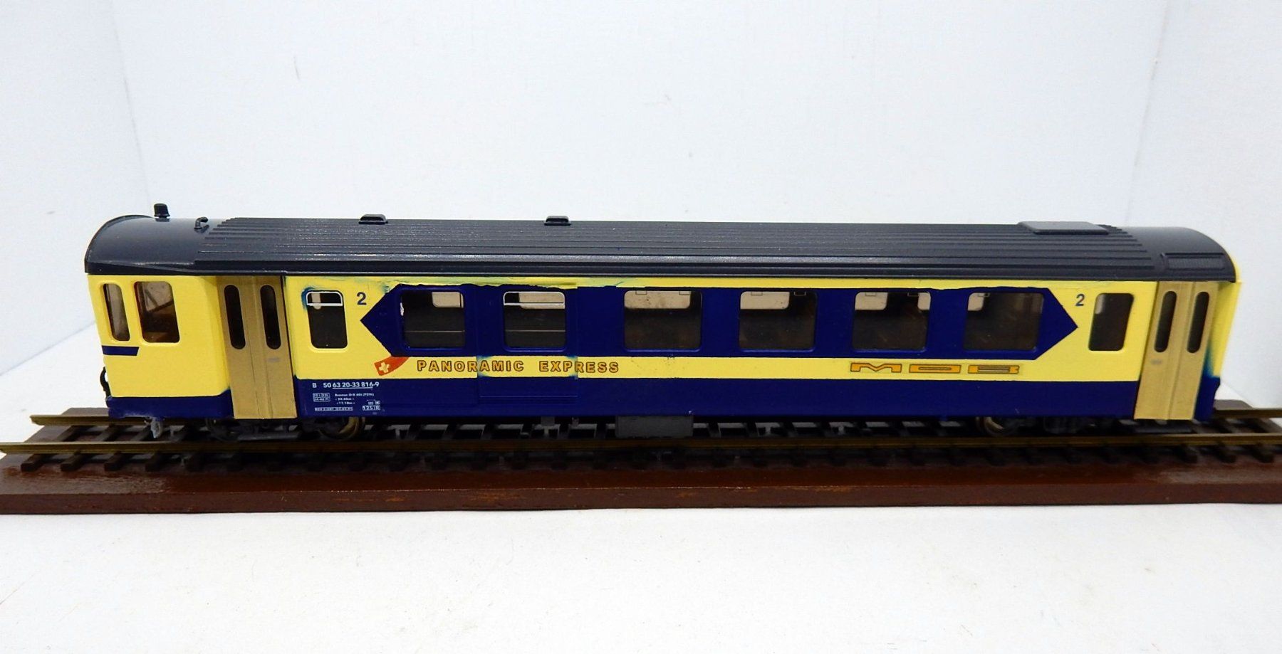 Bemo Modellini di ferrovie: Hom - MOB "Panoramic Express" - Voiture Pilote – Usato da Locarno venduto da Gudrun2 3