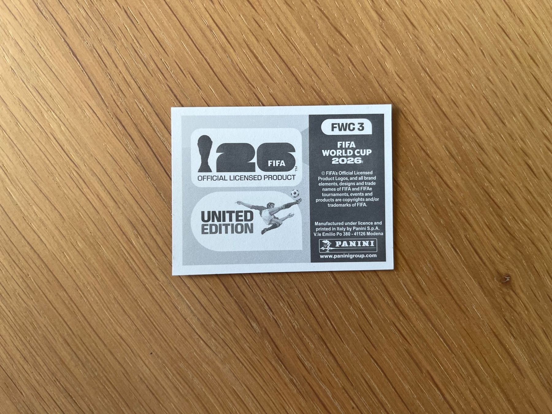 Panini Carte collezionabili: Panini WM 2026 Sticker FWC 3 – Nuovo e nell'imballaggio originale da Luzern venduto da strandbar90 1