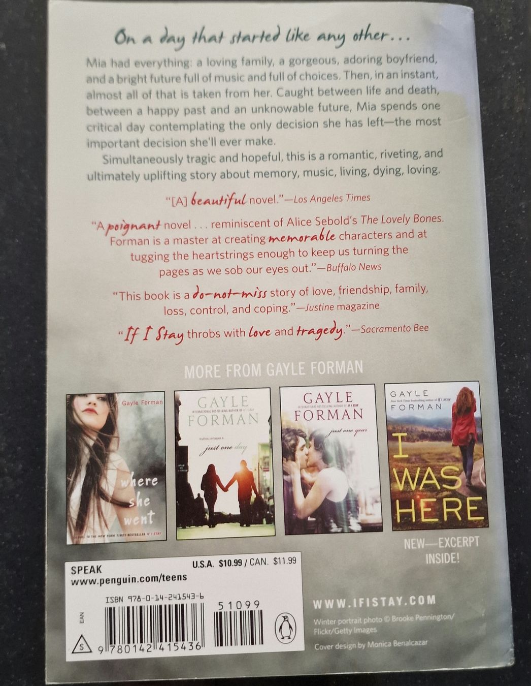 Bücher: if I stay - Gayle Forman – Gebraucht aus Nesselnbach von AJ_26 1